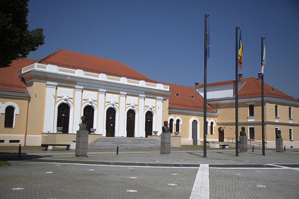 Picture of View of the Sala Unirii, or Hall of National Union, from the main square of the citadel of Alba Carolina - Romania - Europe