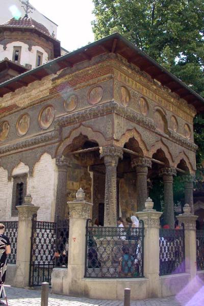 Picture of Bucharest churches (Romania): Stavropoleos church, Bucharest