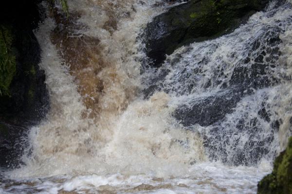 Foto de Some of the rapids just downstream of the waterfallIsumo waterfall trail - Ruanda