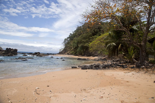 Picture of Bom Bom Island (São Tomé and Príncipe): Deserted beach at Bom Bom Island