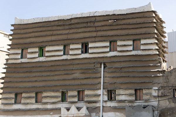 Picture of One of the big traditional mud and slate houses in Al Basta district in AbhaAbha - Saudi Arabia