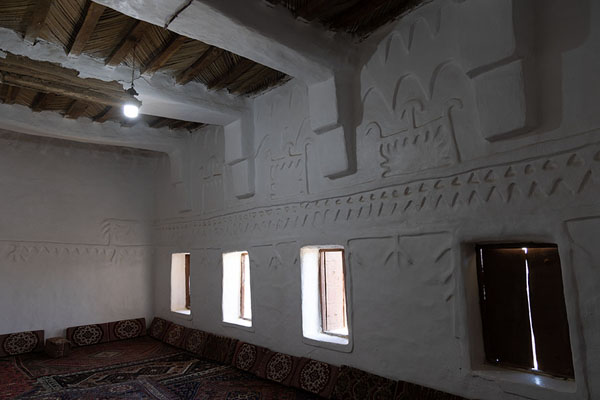 Interior of a room in Emara Palace | Palacio de Emara | Arabia Saudita