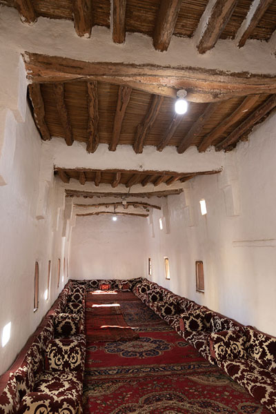 Interior of a large room inside Emara Palace | Emara Palace | Saudi Arabia