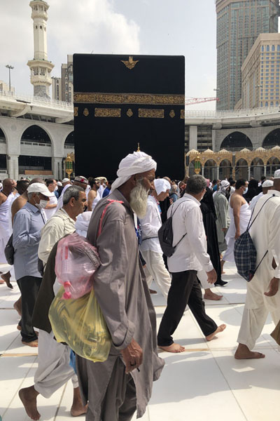 Pilgrims from all over the world come to Mecca to walk around the Kaaba | Kaaba | Saudi Arabia