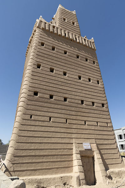 Picture of Historic adobe houses of Najran (Saudi Arabia): The traditional adobe tower house of Mansour
