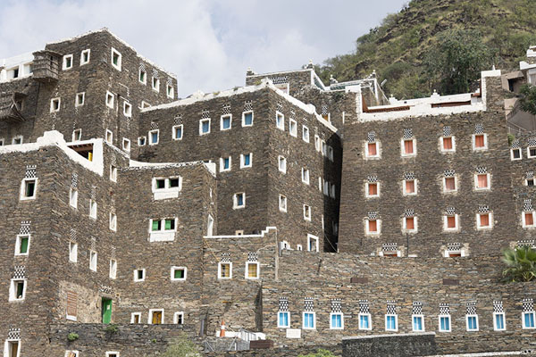 Picture of Stone buildings in the historic village of Rijal Alma in the Asir mountains
