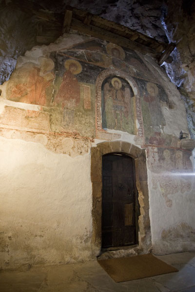 Picture of Crna Reka monastery (Serbia): Entrance of the Crna Reka church