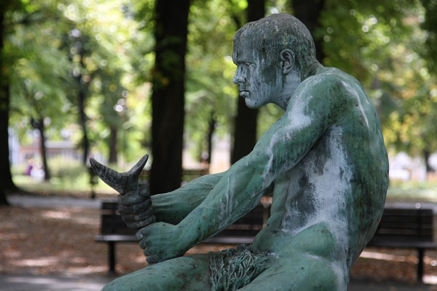 Picture of The Struggle, one of the fountains of Kalemegdan park