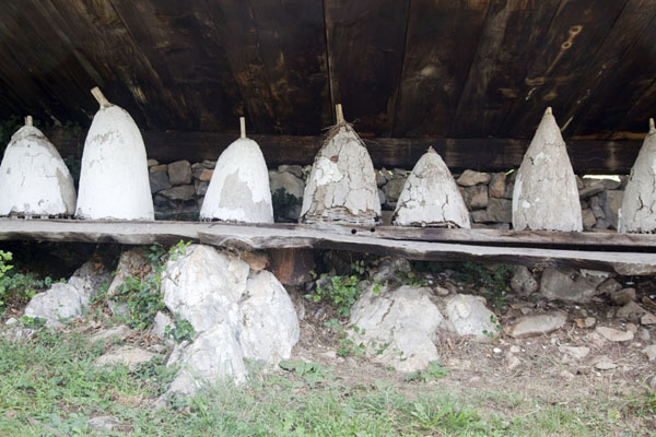 Beehives in the village museum | Sirogojno village museum | Serbia