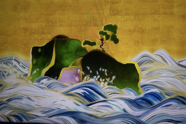 Picture of Japanese digital art in the ArtScience MuseumSingapore - Singapore