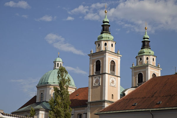 The Cathedral of St. Nicholas | Vielle ville de Ljubljana | Slovénie