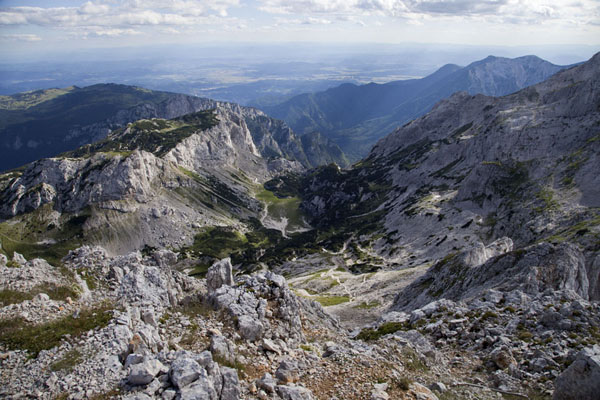 Foto van View of Logarska Dolina from BranaLogarska Dolina - Slovenië