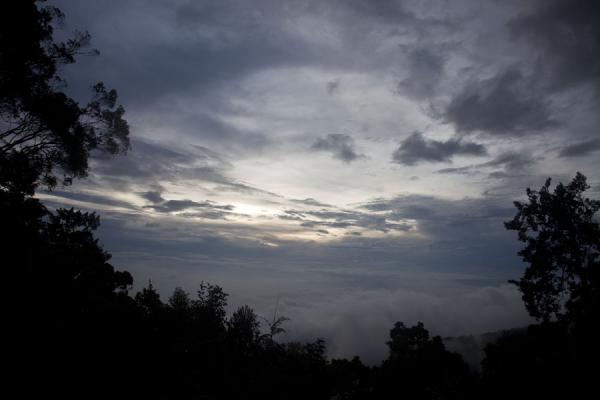 Picture of Kolombangara climb (Solomon Islands): Sunset as seen from Professor Camp