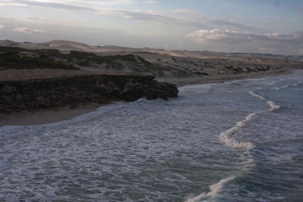 Picture of Arniston (South Africa): Waves crushing on the shore north of Arniston
