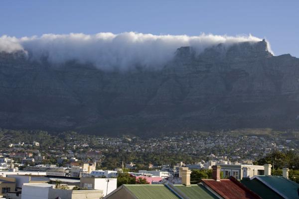 Foto di View over Bo-Kaap and City Bowl towards Table MountainCittà del Capo - Africa del Sud