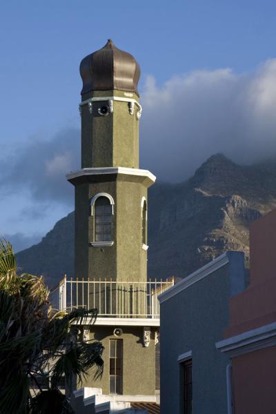 Foto di Minaret of Owal mosque in Bo-KaapCittà del Capo - Africa del Sud