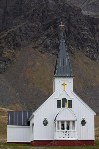 Picture of Grytviken (South Georgia and South Sandwich Islands): Old wooden Lutheran church at Grtyviken