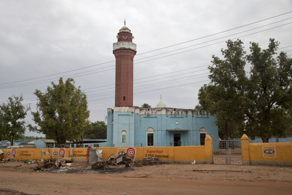 Picture of Juba Snapshots (South Sudan): Mosque in Juba with single minaret