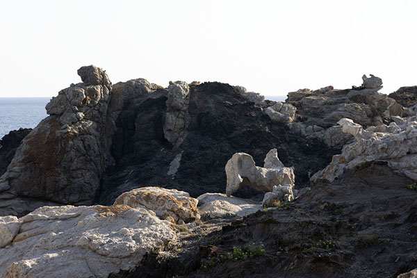 Picture of The rocky coastline of Cap de Creus natural park with a rock formation inspiring Salvador Dalí to create The Great MasturbatorCap de Creus - Spain