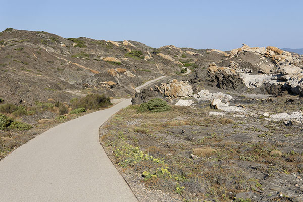Picture of Cap de Creus natural park (Spain): Path on the north coast of Cap de Creus natural park
