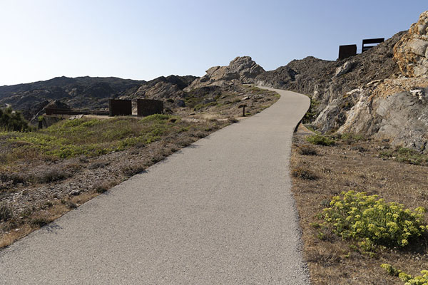 Picture of Cap de Creus natural park (Spain): Pla de Tudela landscape with path