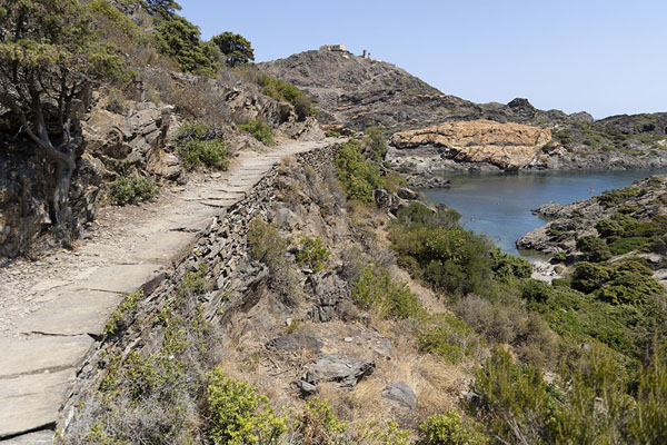 Picture of Path leading past Racó des Barrilers with the Cap de Creus lighthouse in the backgroundCap de Creus - Spain