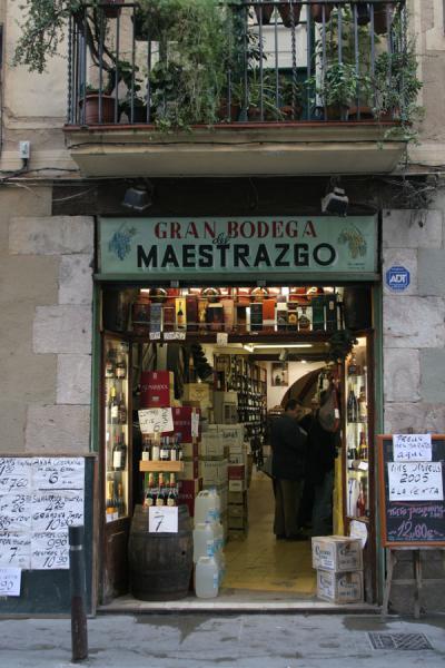 Wine shop in Sant Pere mes Baix street in Sant Pere | Sant Pere | Spain