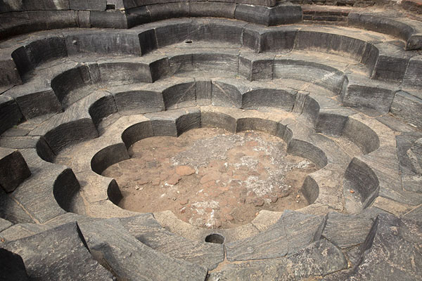 Picture of Ancient City of Polonnaruwa (Sri Lanka): The Lotus Pond can be found in the north of the Polonnaruwa complex