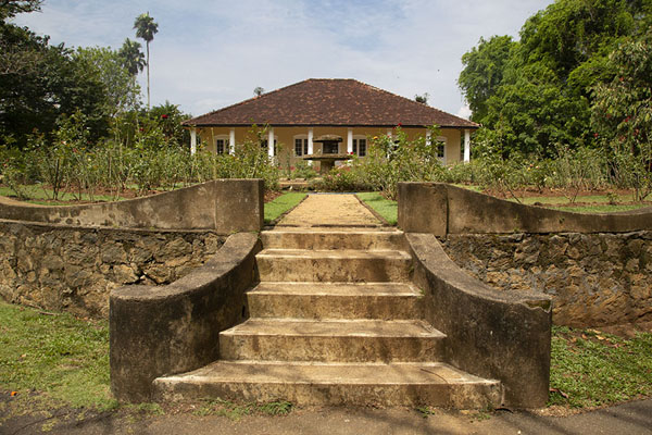 Picture of Kandy Botanic Garden (Sri Lanka): Stairs leading to the rose garden of the Botanic Garden