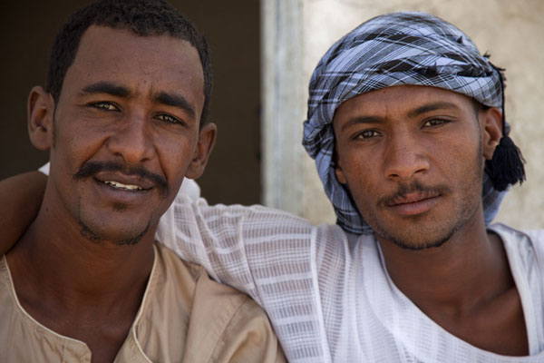 Foto di Sudanese men posing for the picture - Sudan - Africa