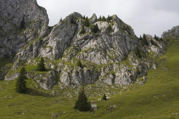 Picture of Rocky cliffs near the StockhornStockhorn - Switzerland