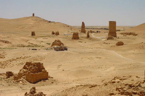 Picture of Tombs of Palmyra (Syria): Valley of Tombs; Palmyra