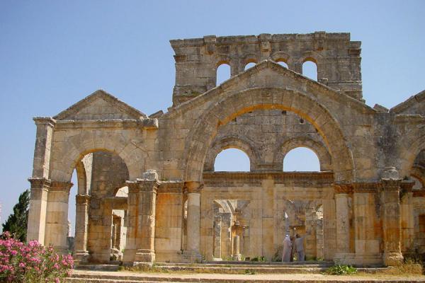 Entrance of the basilica | Saint Simeon | Syria