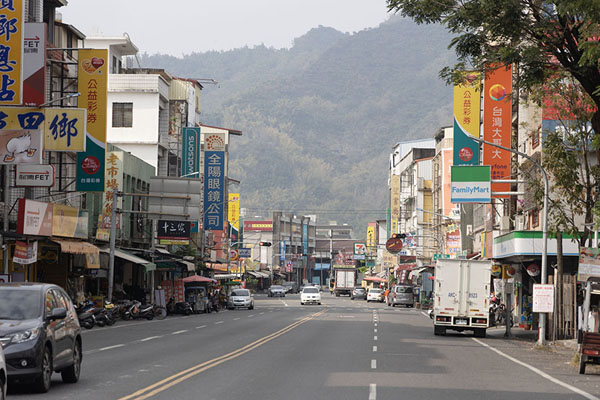 Picture of One of the bigger streets in MeinongMeinong - Taiwan