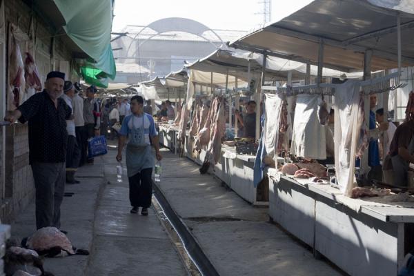 Meat section of Istaravshan Bazaar | Istaravshan Bazaar | Tajikistan