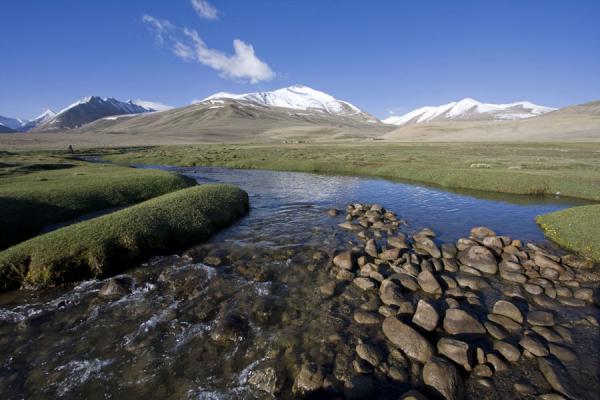 Photo de Small river in Keng ShiberKeng Shiber - Tajikistan