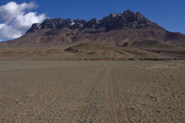 Foto van Cragged mountain in Keng Shiber - Tadzjikistan - Azië