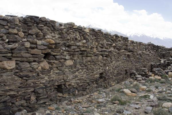 Wall of Yamchun fortress | Yamchun fort | Tadzjikistan