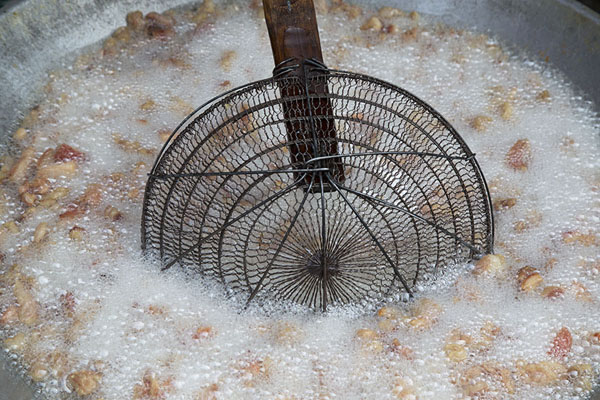 Foto di Stirring in a frying panBangkok - Thailandia