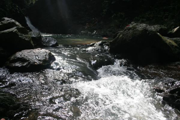 Picture of Raman Forest: water rushing down in brook