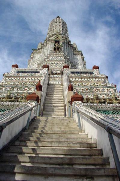 Unfortunately, these steep steps are closed now | Wat Arun | Thailand