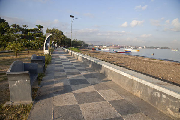 Picture of The waterfront of Dili has a boulevard and beach