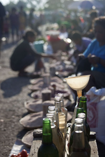 Picture of One of the lanes in the Saturday market of LospalosLospalos - Timor-Leste
