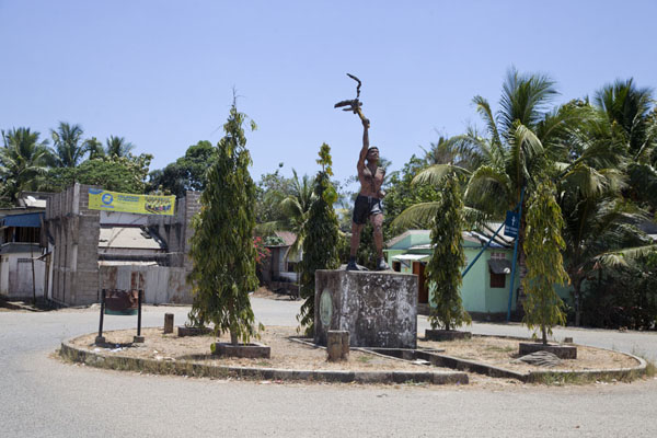 Picture of Square in Lospalos with statueLospalos - Timor-Leste