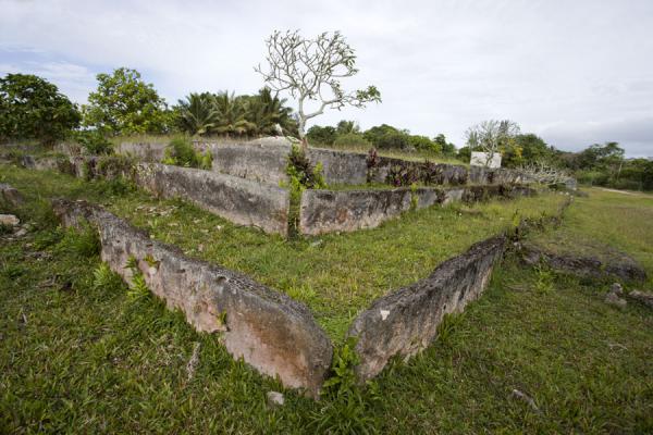 Picture of Lapaha Langi (Tonga): View of the Langi Namoala from a corner