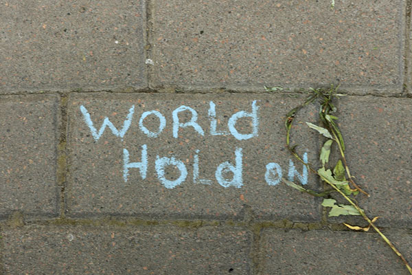 Message on a street of Borodyanka | Borodyanka | Ucraina