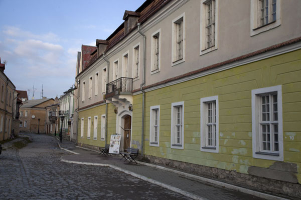 Foto van Street in the old town of Kamyanets-Podilsky - Oekraïne - Europa