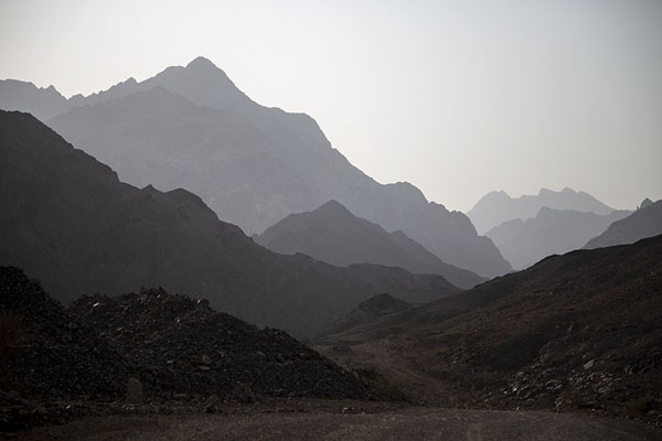 Picture of View of the mountains of the western part of MadhaMadha Nahwa enclave - United Arab Emirates