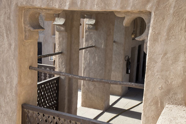 View of the top floor of the house | Sheikh Saeed al-Maktoum House | Emirati Arabi Uniti
