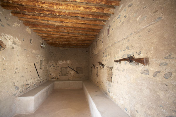 Room with weapons in Wahla Fort | Forteresse de Wahla | Emirats Arabes Unis